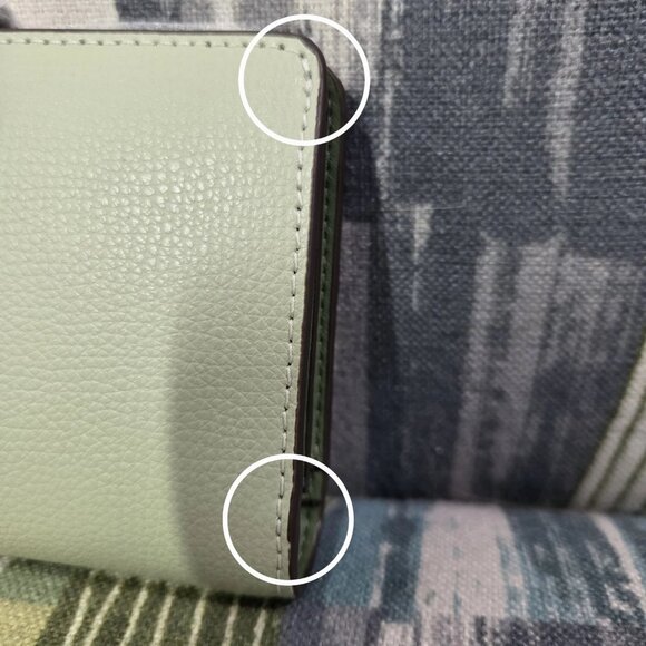 Kate Spade Phoebe Turnlock Medium Leather Wallet In Sage Bundle (Light Green) - Picture 11 of 11